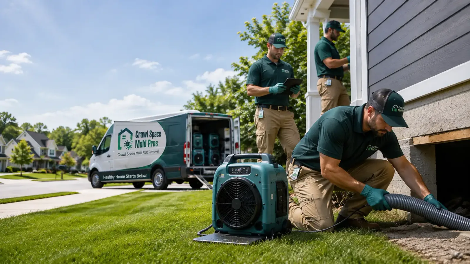 Crawl Space Mold Removal in Belleville, MI